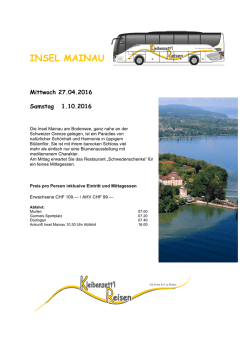 insel mainau - Kleibenzett`l-Reisen und Transporte GmbH