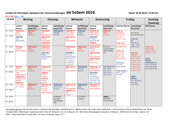 Raumbelegungsplan SoSem 2016