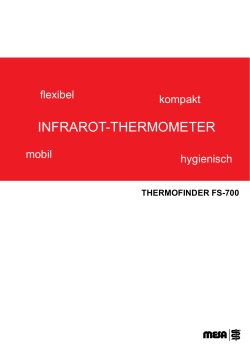 thermofinder fs-700 - Mesa Medizintechnik GmbH