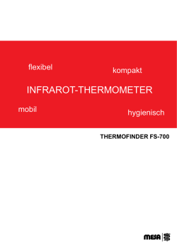 thermofinder fs-700 - Mesa Medizintechnik GmbH