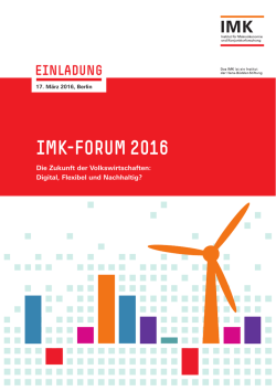 imk-forum 2016 - Hans-B&ouml;ckler