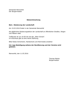 in der Gemeinde Nienwohld - Amt Bargteheide-Land