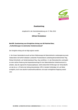 Petition - in Graz!