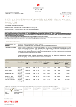 4.00% pa Multi Reverse Convertible auf ABB, Nestlé