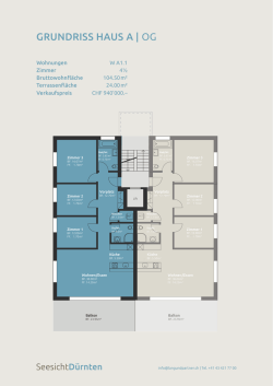 grundriss haus a | og - seesicht