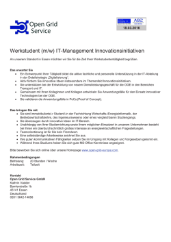 IT-Management Innovationsinitiativen