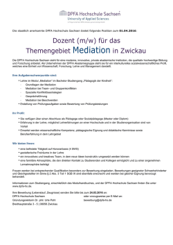 Dozent_Mediation - DPFA Akademiegruppe