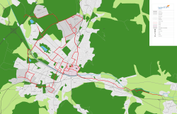 badenIT MetroNet Karte
