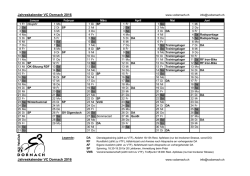 Jahreskalender VC Dornach 2016 Jahreskalender VC Dornach 2016