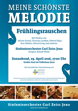 Frühlingsrauschen - Sinfonieorchester Carl Zeiss Jena