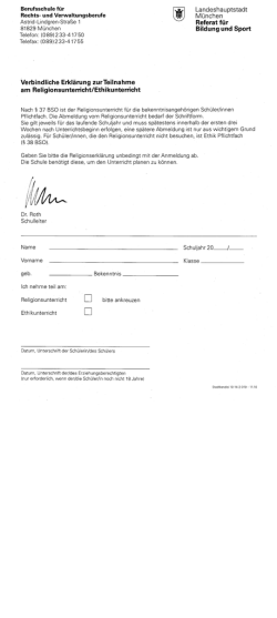 Religionserklärung