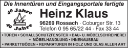 Heinz Klaus - inFranken.de