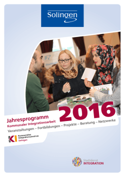 Jahresprogramm