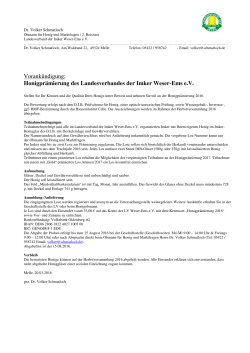 Info - Landesverband der Imker Weser Ems eV