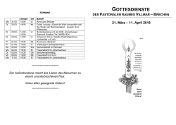 GOTTESDIENSTE - Sankt Maximin Niederbrechen