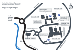 HS AlbSig Lageplan Sigmaringen - Hochschule Albstadt