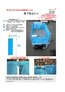 落下防止ﾈｯﾄ