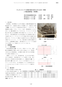 プレキャストPC床版の耐久性向上のための一考察 ―中国自動車道