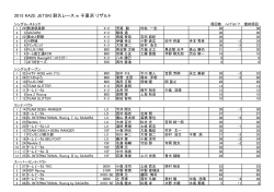 2015 KAZE JETSKI 耐久レース in 千里浜 リザルト