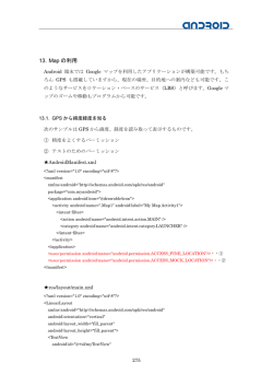 サンプルページ3(GPSから緯度経度を知る)