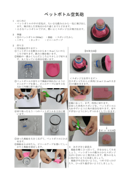 ペットボトル空気砲