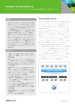 Virtual SAN データシート PDF