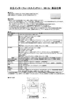 HITACHI プロジェクター インターフェーススイッチャー SB