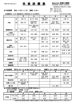 詳細はこちら - 東近江市立能登川病院