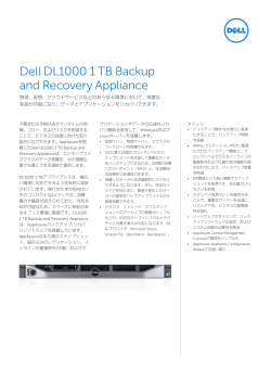 Dell DL1000 1 TB Backup and Recovery Appliance