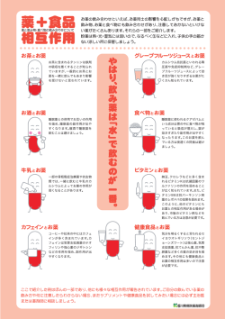 薬ー食品相互作用 - 香川県病院薬剤師会
