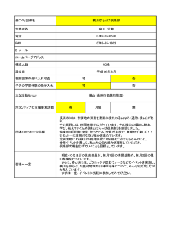 横山はらっぱ倶楽部 - 長浜市 森づくりクラブ