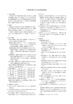 千葉看護学会会誌投稿規程