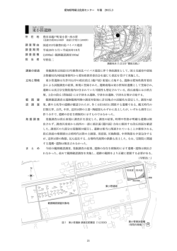 東小笹遺跡  - 愛知県埋蔵文化財センター