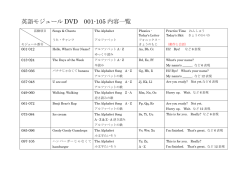 英語モジュール DVD 001