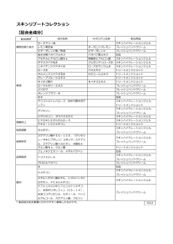 スキンリブートコレクション 【配合全成分】