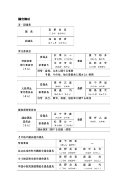 議会構成 [PDFファイル／96KB]