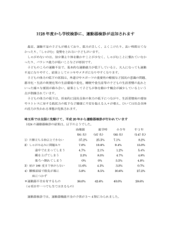 H28年度学校運動器検診についてPDF