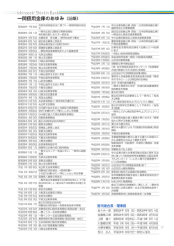 一関信用金庫のあゆみ（沿革）