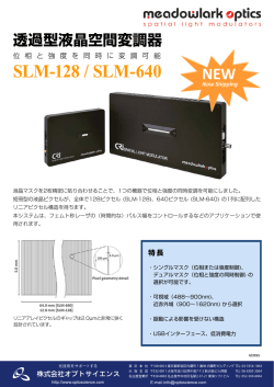 透過型液晶空間変調器