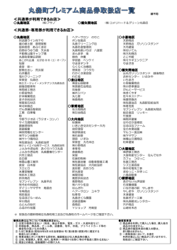 丸森町プレミアム商品券取扱店一覧