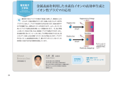 電気電 金属表面を利用した水素負イオンの高効率生成と