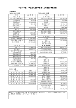 ホームページ用26財務情報公開様式 27．5．23