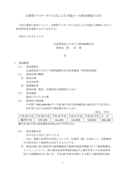 公告文 - やまぐち農林振興公社