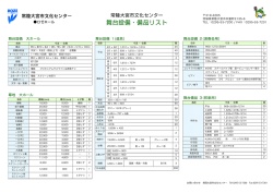 舞台設備・備品リスト（PDF：134KB）