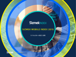 SIZMEK MOBILE INDEX 2015