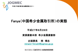 Fanya（中国希少金属取引所）の実態