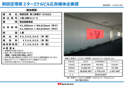 羽田空港第2ターミナルビル広告媒体企画書