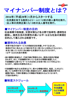 マイナンバー制度とは