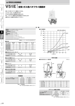空気・ガス用バタフライ調節弁 V51E&hellip;&hellip;&hellip;&hellip;&hellip;&hellip;&hellip;&hellip; 4-56