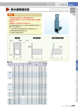 用水調節器B型